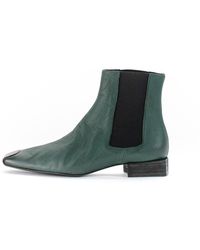 Uma Wang Dark Green Square Boots