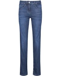Gerry Weber - 5-pocket jeans kurzgröße sol꞉ine best4me slim fit baumwolle - Lyst