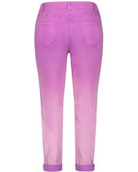 Samoon - Coloured jeans mit farbverlauf betty jeans baumwolle - Lyst