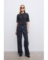 House of Dagmar - Brushed Cardigan Top - Lyst