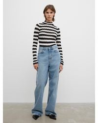 House of Dagmar - Lace Knit Top - Lyst