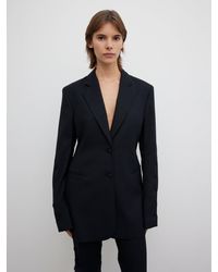 House of Dagmar - Slim Button Blazer - Lyst