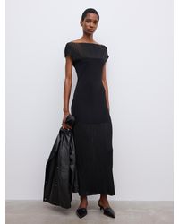 House of Dagmar - Contrast Knit Dress - Lyst