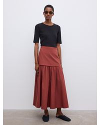 House of Dagmar - Cotton Maxi Skirt - Lyst