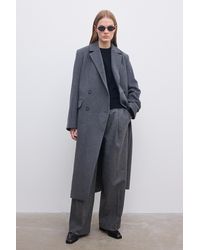 House of Dagmar - Double Breasted Coat - Lyst