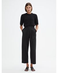 House of Dagmar - Wide Suit Trousers Cropped - Lyst
