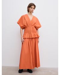 House of Dagmar - Poplin V-Neck Top - Lyst