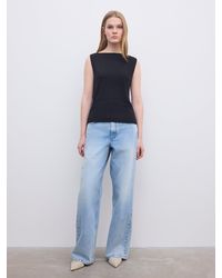 House of Dagmar - Square Neck Top - Lyst