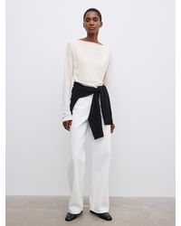 House of Dagmar - Ls Square Neck Top - Lyst