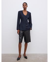 House of Dagmar - Sb Collarless Blazer - Lyst