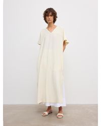 House of Dagmar - Rouched V-Neck Dress - Lyst