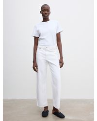 House of Dagmar - Cropped Denim - Lyst