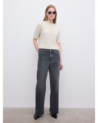 House of Dagmar - Brushed Cardigan Top - Lyst