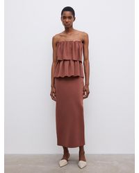 House of Dagmar - Sculpted Midi Dress - Lyst