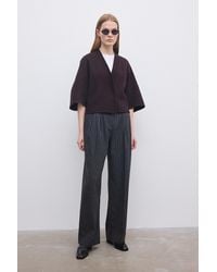 House of Dagmar - Short Wool Cardigan - Lyst