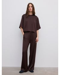 House of Dagmar - Woven Fluid T-Shirt - Lyst