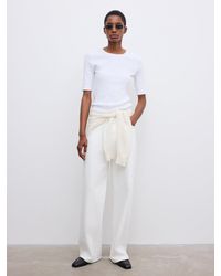 House of Dagmar - Fitted Rib T-Shirt - Lyst
