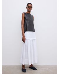 House of Dagmar - Cotton Maxi Skirt - Lyst