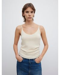 House of Dagmar - Knitted Cashmere Blend Top - Lyst