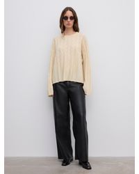 House of Dagmar - Cashmere Blend Cable Knit - Lyst