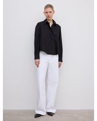 House of Dagmar - Cropped Shirt - Lyst