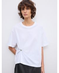 House of Dagmar - Asymmetric T-Shirt - Lyst