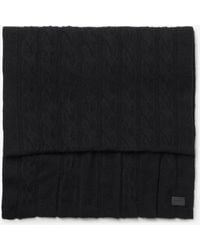 House of Dagmar - Cashmere Blend Faded Cable Scarf - Lyst