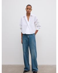 House of Dagmar - Cropped Shirt - Lyst