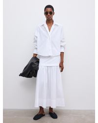 House of Dagmar - Cropped Shirt - Lyst