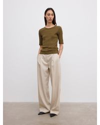 House of Dagmar - Fitted Rib T-Shirt - Lyst