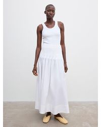 House of Dagmar - Poplin Maxi Skirt - Lyst