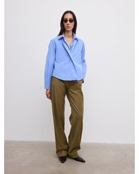House of Dagmar - Cropped Shirt - Lyst