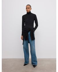 House of Dagmar - Wool Jersey Rollneck - Lyst