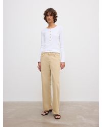 House of Dagmar - Cropped Denim - Lyst