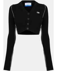Off-White c/o Virgil Abloh - Diagonal Stripe Knitted Top - Lyst