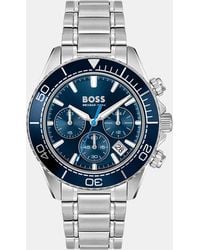 BOSS - Gents Sealiner Chrono Stainless Steel Watch - Lyst