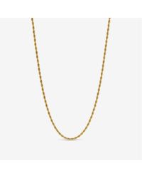 Inicio - Waterproof Twist Rope Necklace - Lyst