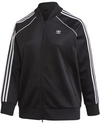 adidas Originals - Three Stripe Tracksuit Top - Lyst