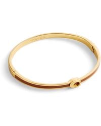COACH - C Hinge Bangle - Lyst