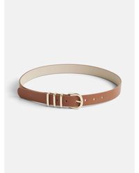 Pieces - Lea Pu Belt Ld63 - Lyst