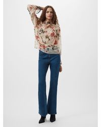 French Connection - Hallie Long Sleeve Blouse - Lyst