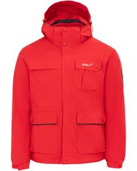 Gelert - 3-In-1 Windproof Fleece Lined Detachable Hood Long Sleeve Jacket - Lyst