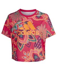 adidas - S Fm Rio Grph T-shirt Red 3xl - Lyst