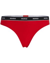 HUGO - Regular Rise Thong - Lyst