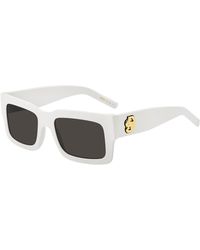 BOSS - Rectangular Round Sunglasses - Lyst