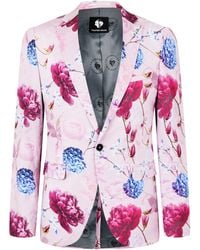 Twisted Tailor - Russell Skinny Fit Floral Jacket - Lyst