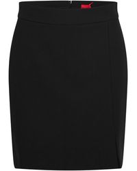 HUGO - Rovani Jersey Skirt - Lyst