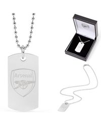 Team - Officially Licensed Stainless Steel Dog Tag And Ball Chain - Lyst