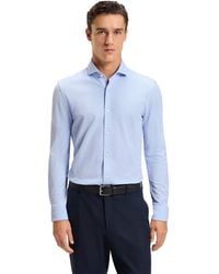 BOSS - P Hank Spread Long Sleeve Oxford Shirt - Lyst