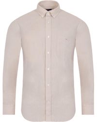 Eden Park - Plain Linen Shirt - Lyst